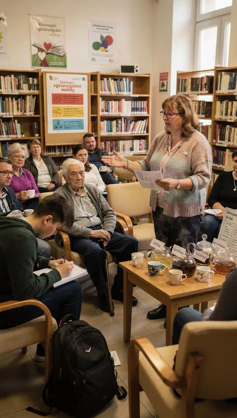 Friss menta levelek, amelyek a tea ízesítésére és egészségügyi előnyeikre utalnak.