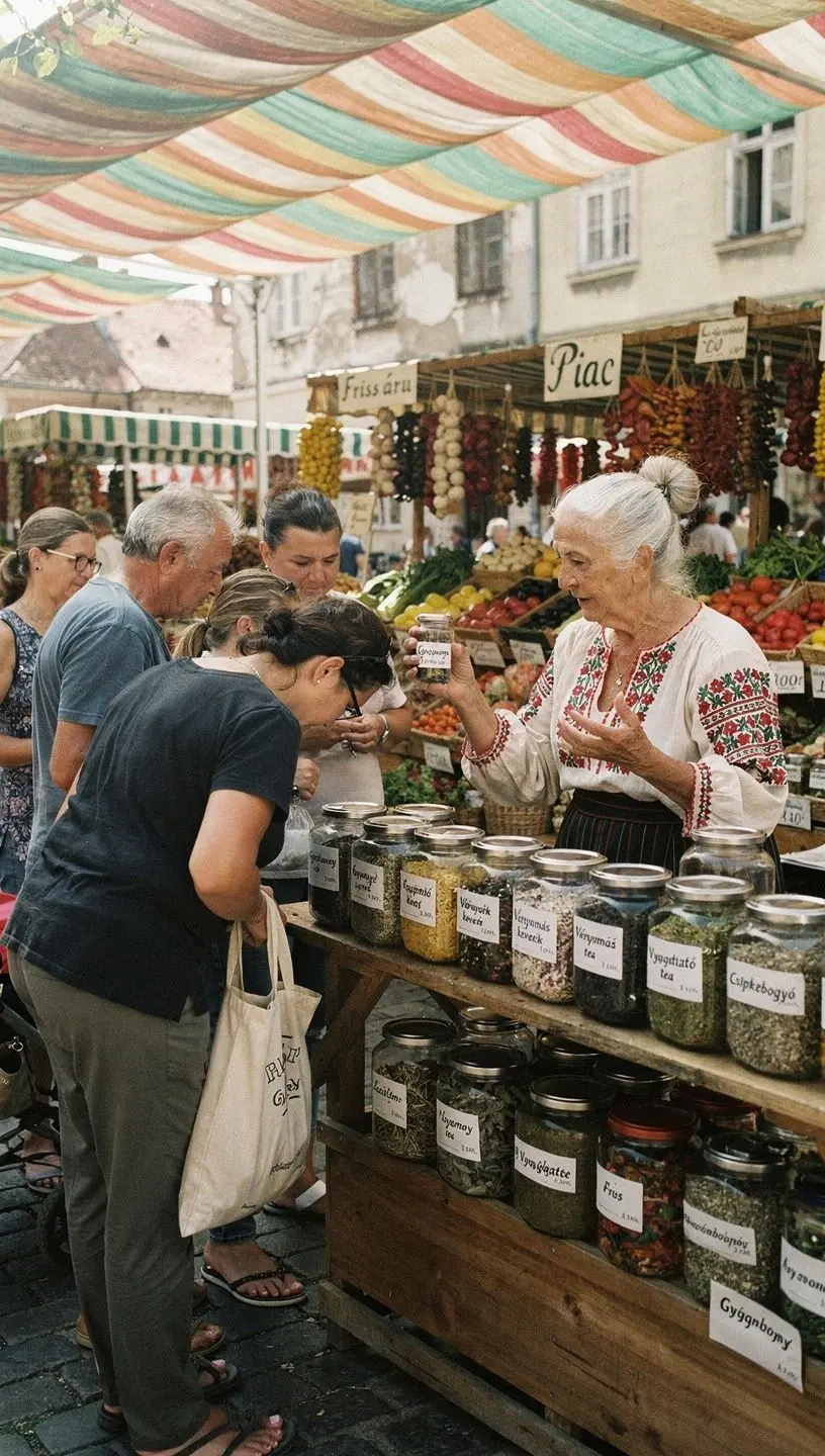 Egy csésze gyógytea, mellette citromszeletek és méz, a vérnyomás javítása érdekében.