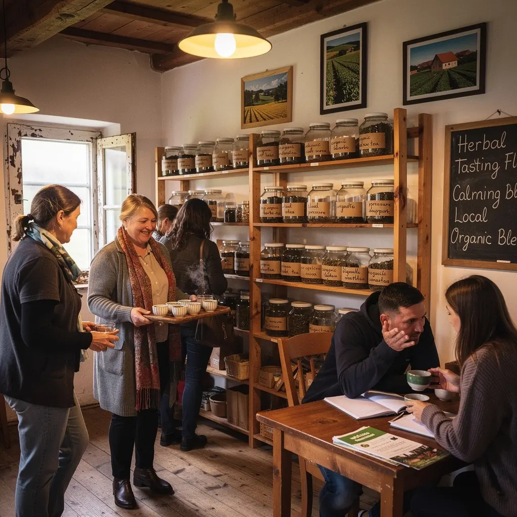 Egy asztalon elhelyezett tea szett, ami a mindennapi teafogyasztásra és egészséges életmódra utal.