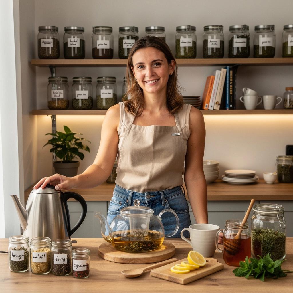 Két teáscsésze a teraszon, háttérben csodás napfelkeltével.